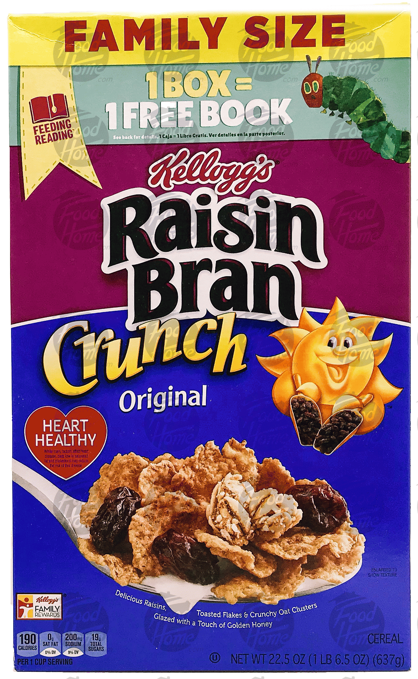 Kellogg's Raisin Bran Crunch original breakfast cereal Full-Size Picture